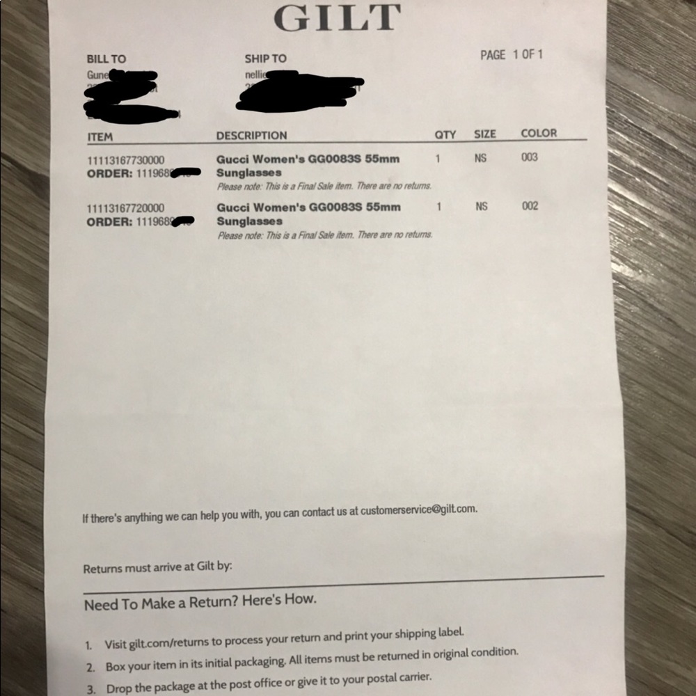 ❌SOLD Gucci Sunglasses - Picture 11 of 11